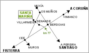 Croquis de situacin de Casa de Trillo